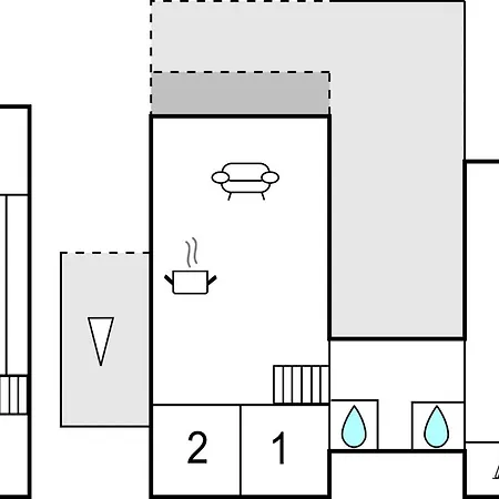 Сasa de vacaciones Gorgeous In Romo With Sauna Romo